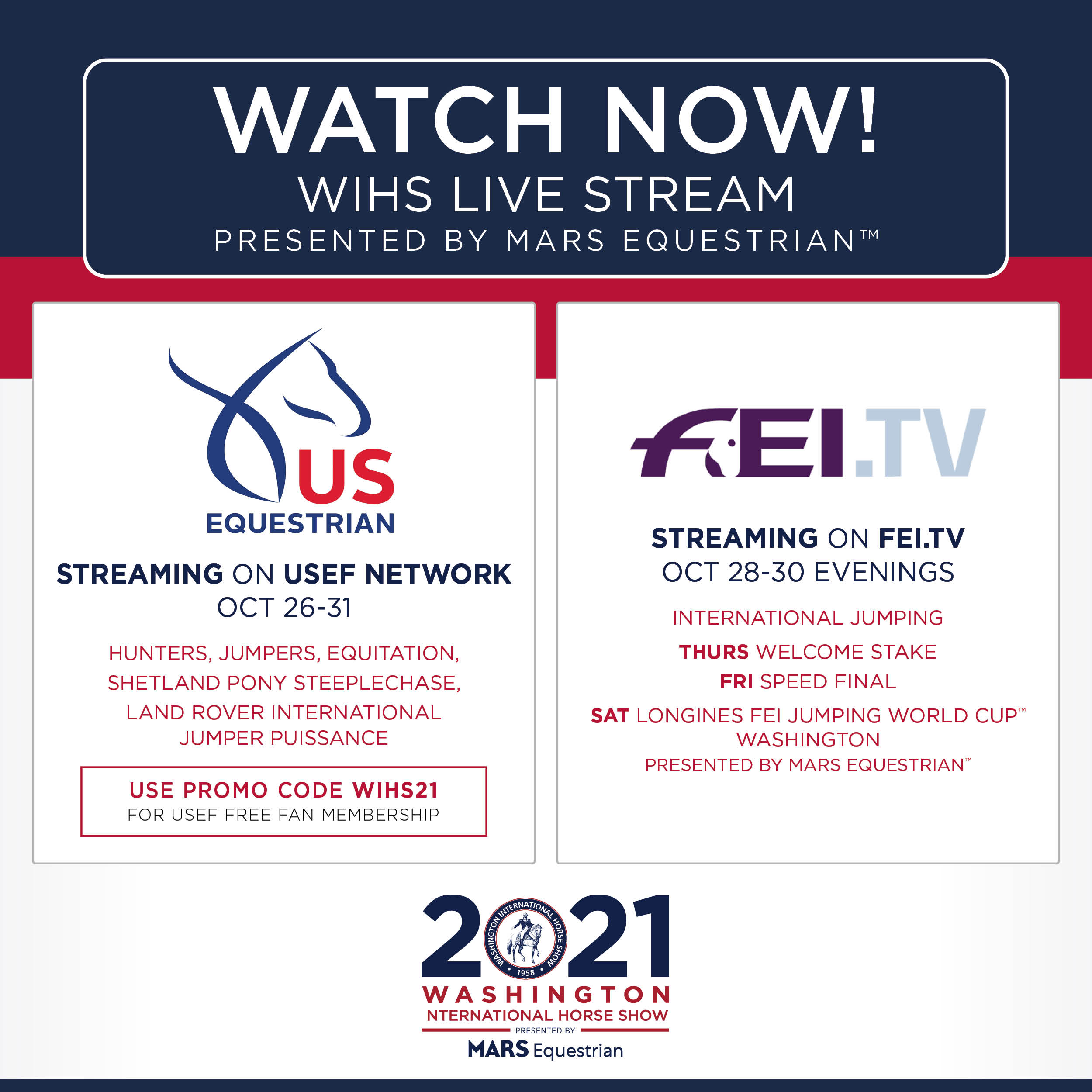 equestrian jumping streaming services